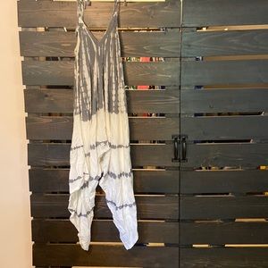 Harem Jumpsuit w/ Tie Shoulders